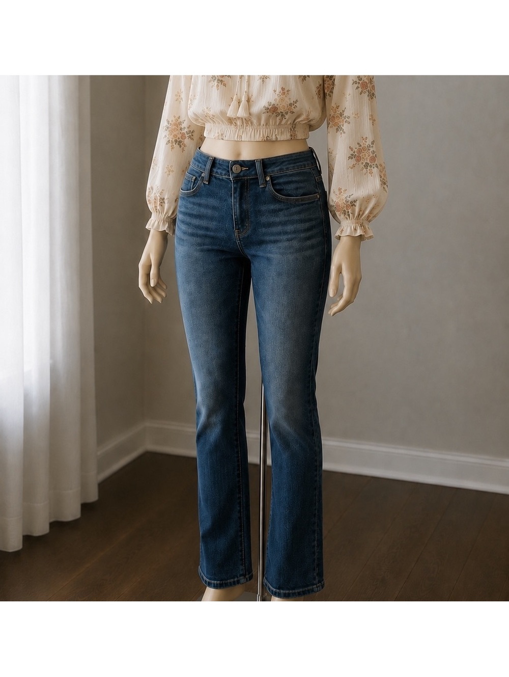 Lincoln Outfitters Bootcut Jeans Women’s Size 12 Dark Wash Stretch Denim
